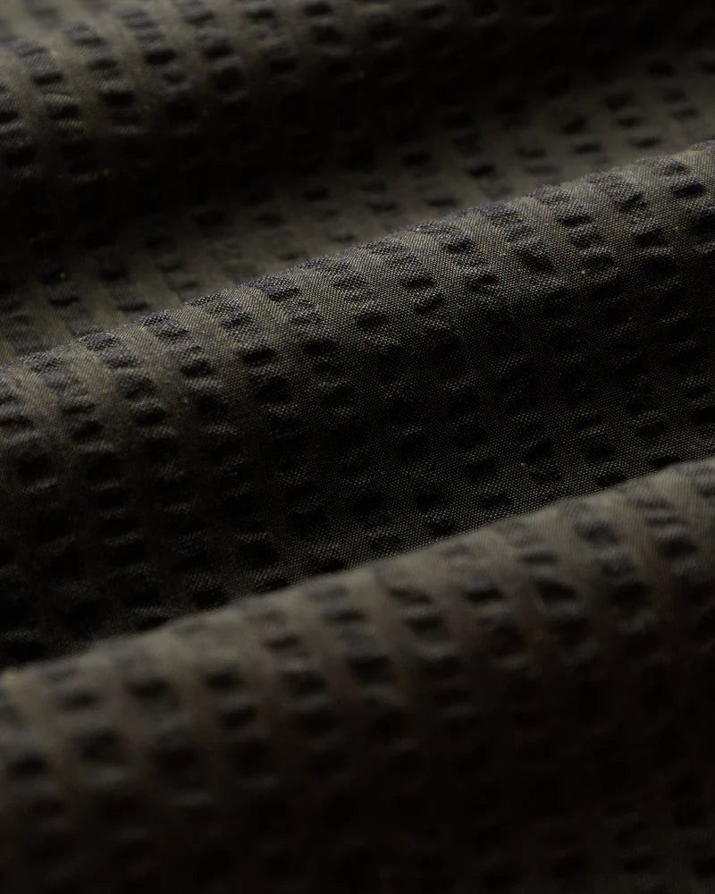 Portuguese Flannel - Atlantico Long Sleeve in Olive Seersucker