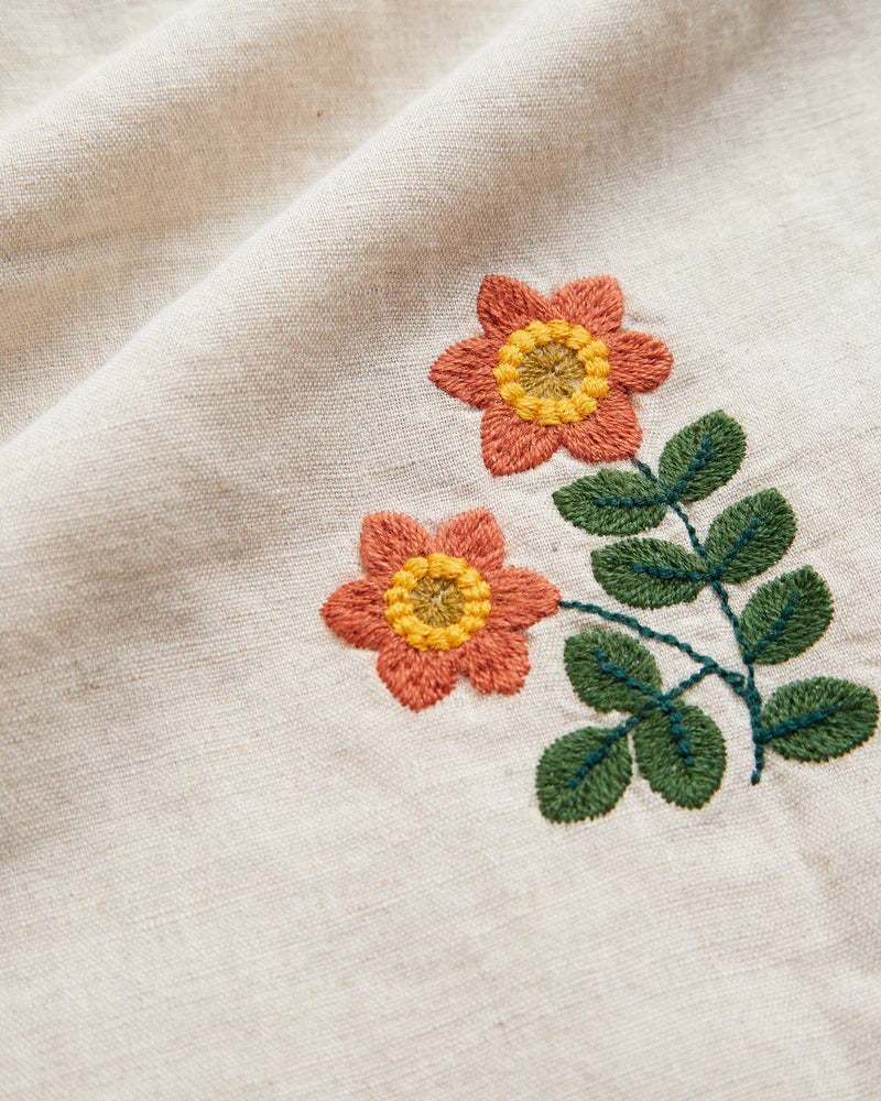 Portuguese Flannel - Spring Embroidery Camp Collar
