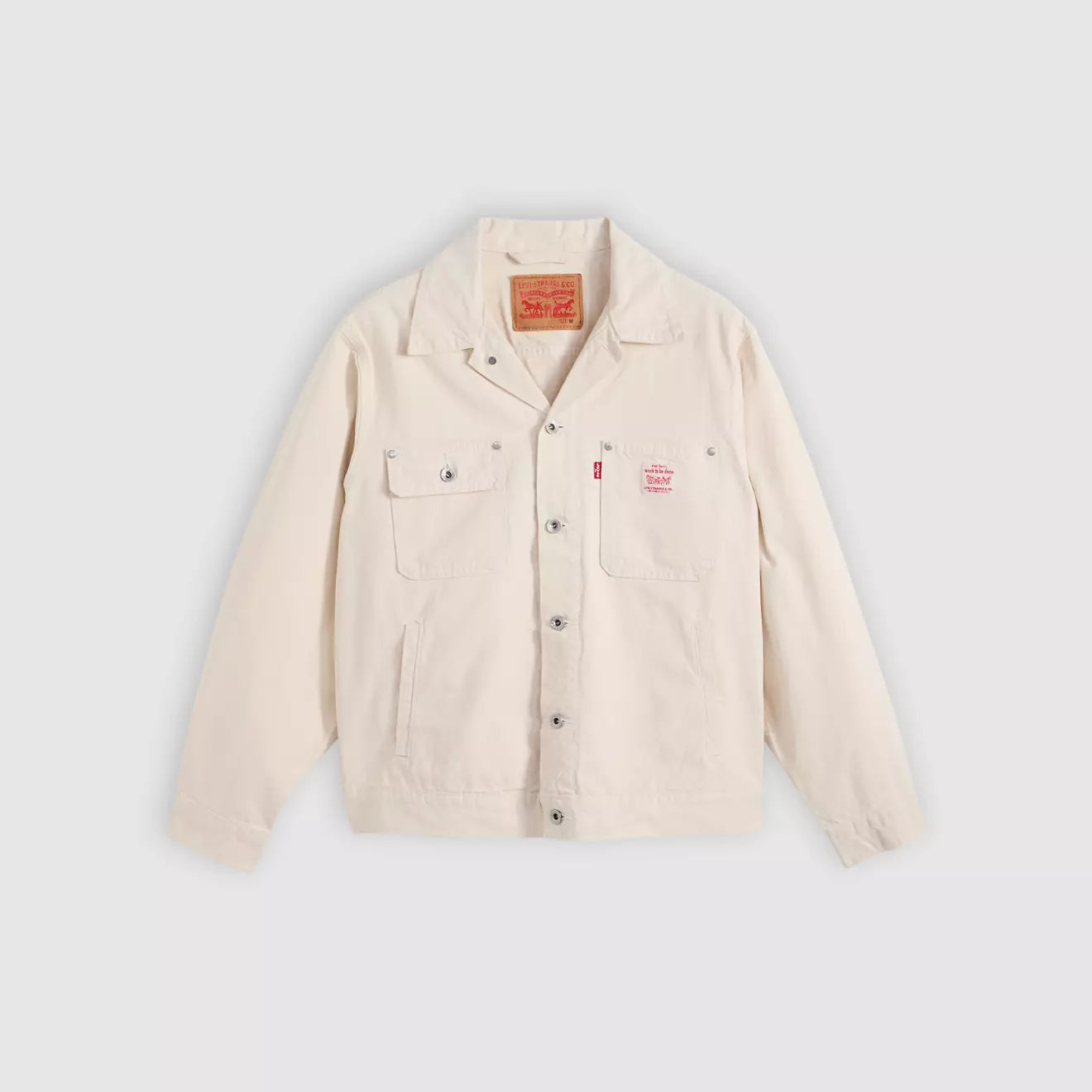 Levi's - Sunrise Trucker Jacket in Undyed Ecru Greige
