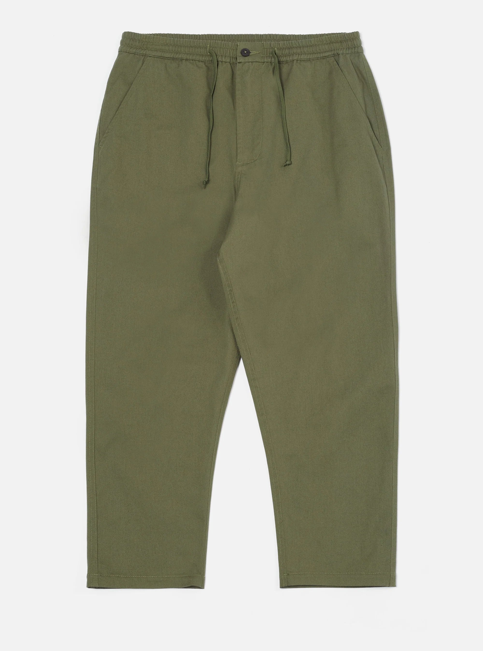 Universal Works - Hi Water Trouser in Light Olive Twill