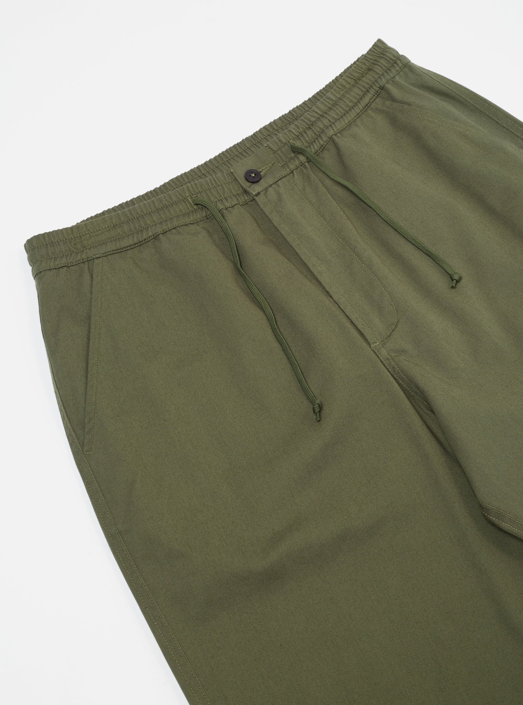 Universal Works - Hi Water Trouser in Light Olive Twill