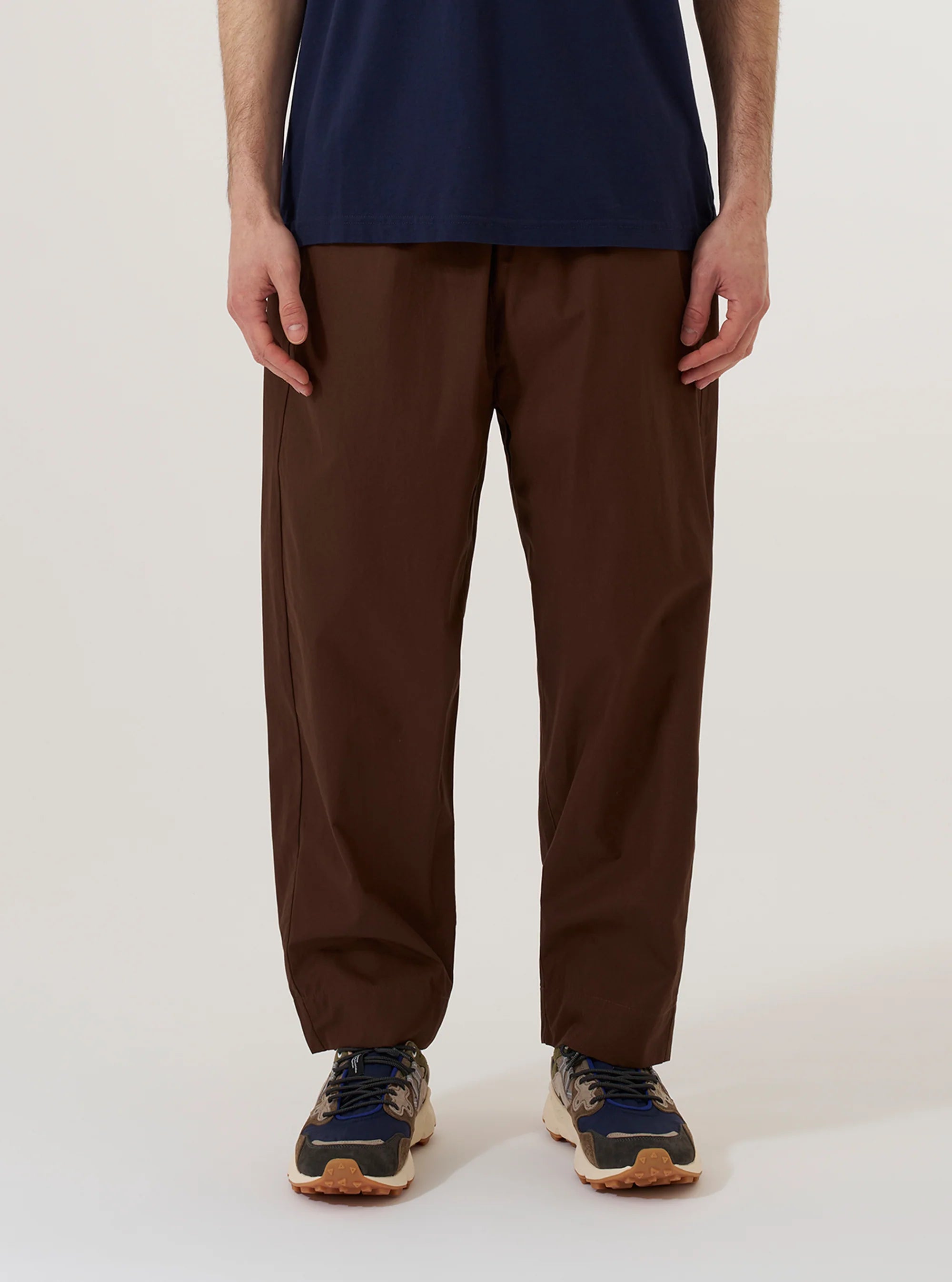Universal Works - Judo Pant in Brown Peached Poplin