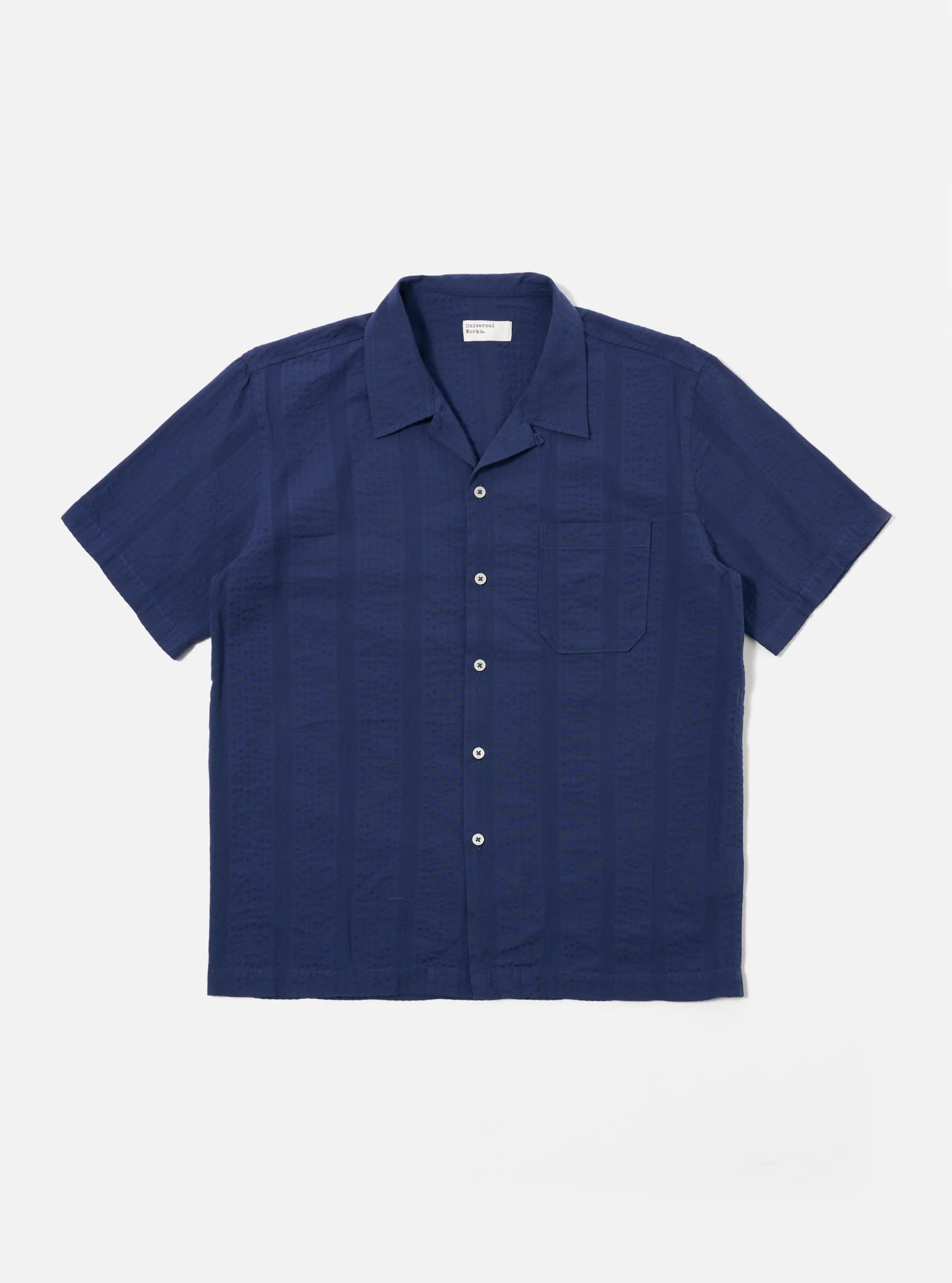 Universal Works - Road Shirt in Blue Maui Cotton