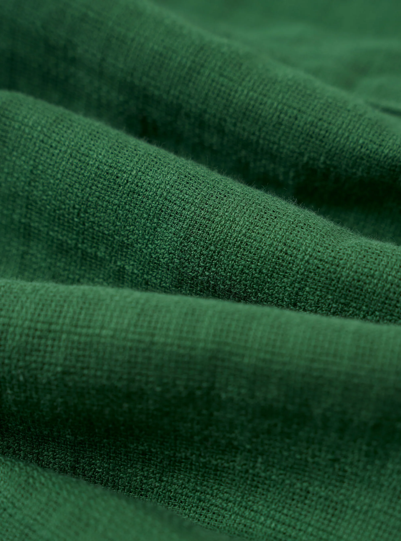 Universal Works - Road Shirt in Green Letts Cotton