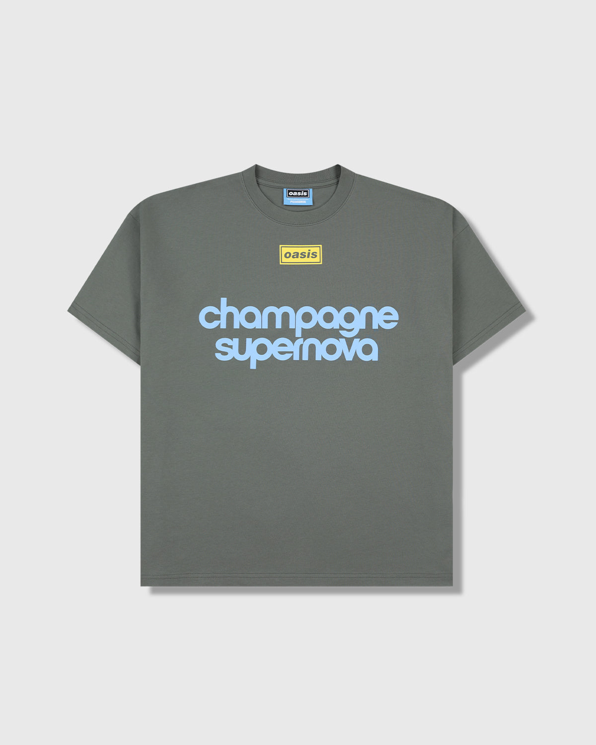 Pleasures x Oasis - Nordique T-shirt in Olive Green