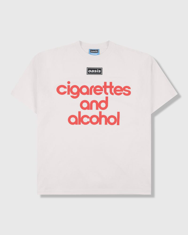 Pleasures x Oasis - Nordique T-shirt in Vintage White