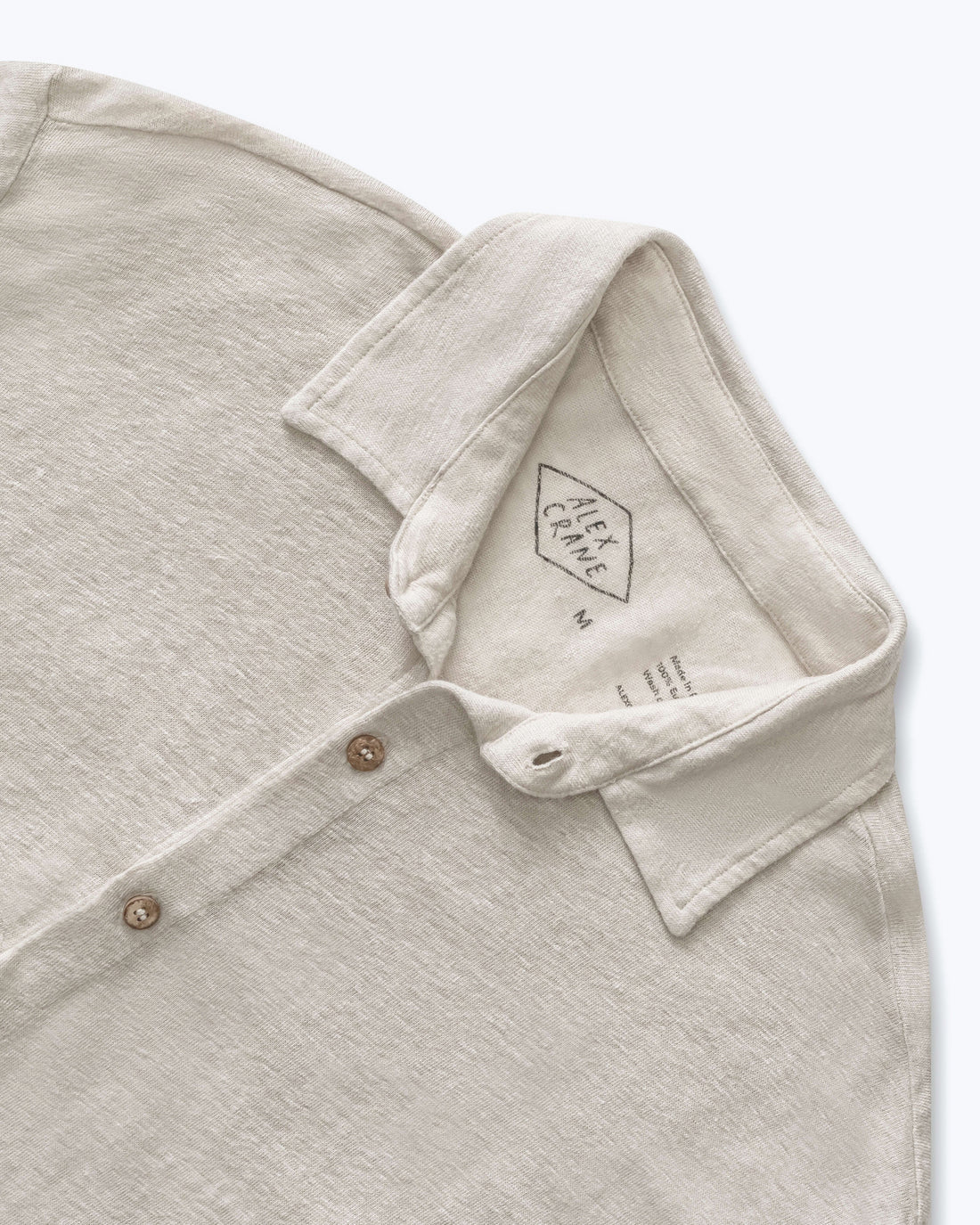 Alex Crane - Knit Ola Shirt in Bone