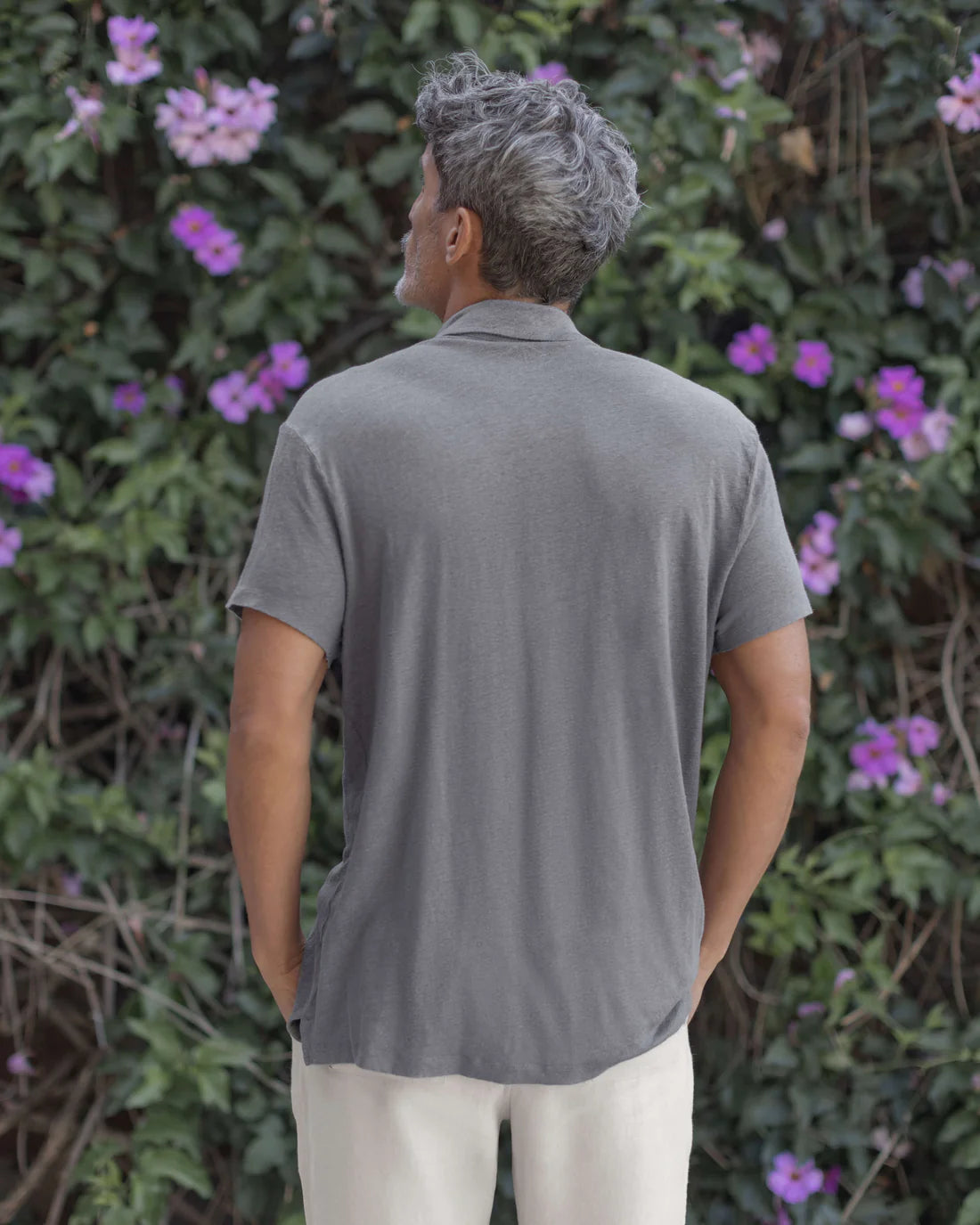 Alex Crane - Knit Ola Shirt in Slate