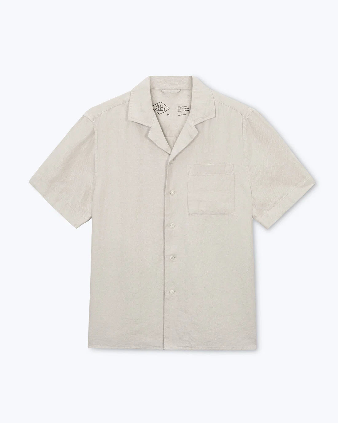 Alex Crane - Camp Shirt in Bone Twill