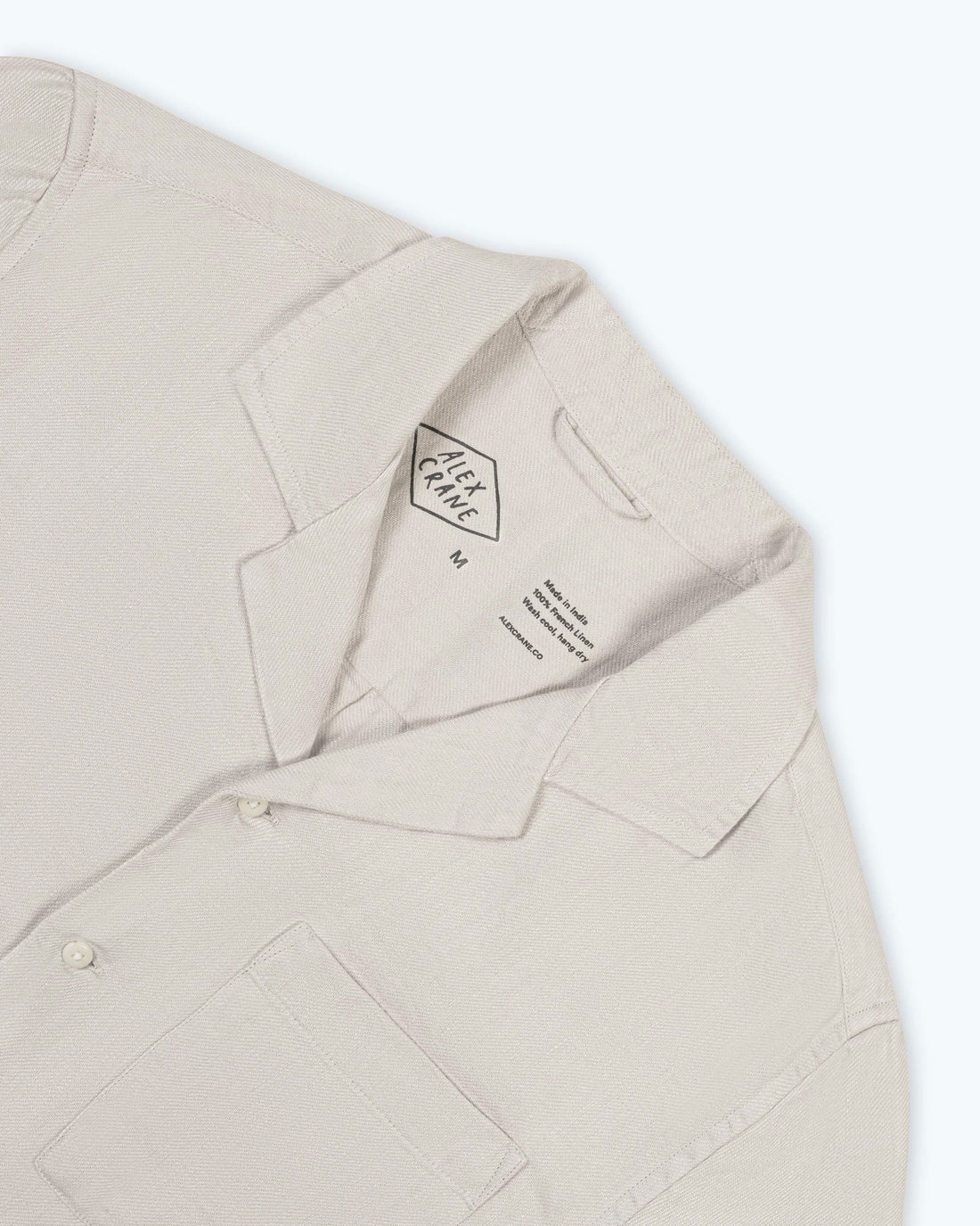 Alex Crane - Camp Shirt in Bone Twill