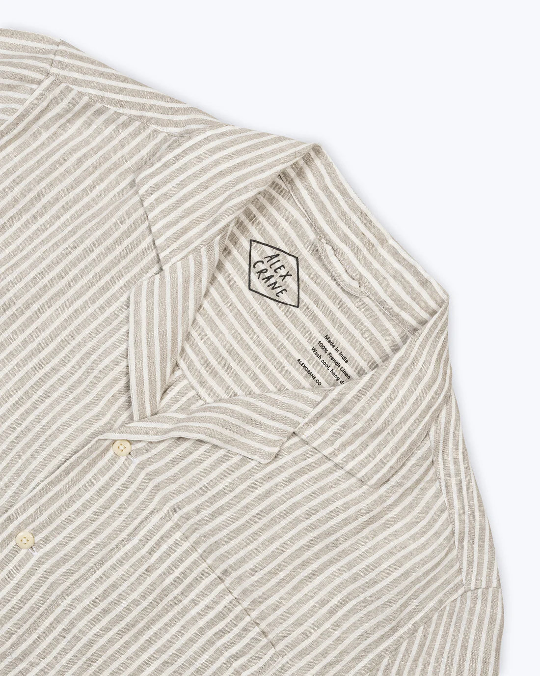 Alex Crane - Camp Shirt in Salt Lines