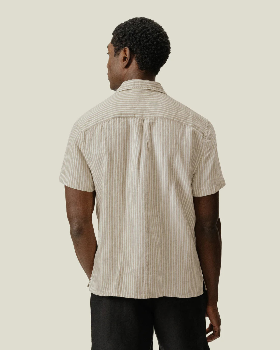 Alex Crane - Camp Shirt in Salt Lines