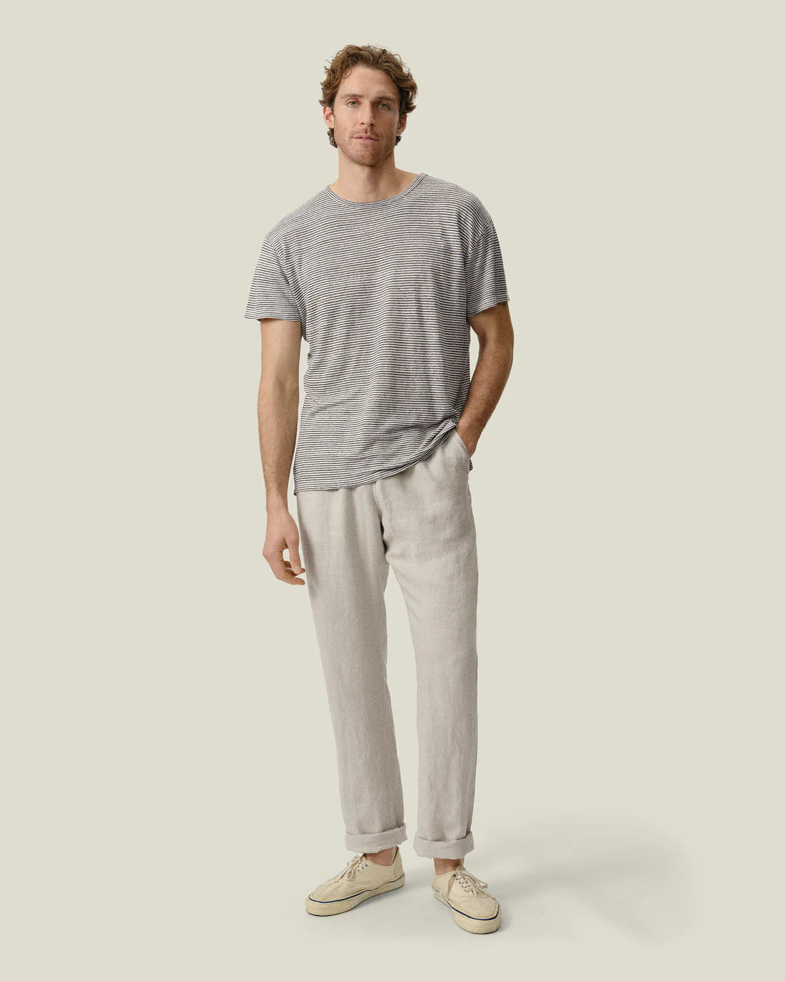 Alex Crane - Bo Pant in Bone