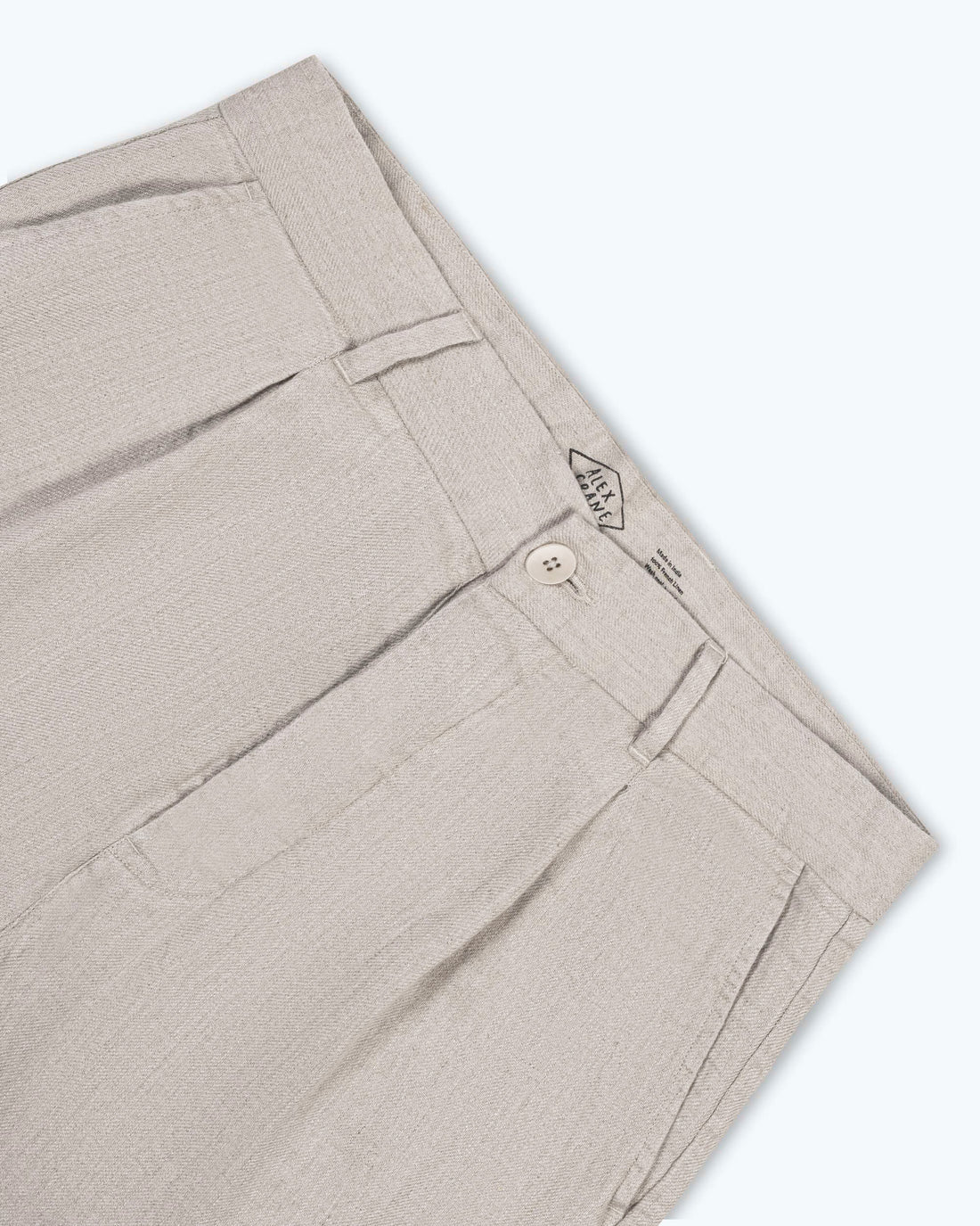 Alex Crane - Alta Trouser in Natural Twill