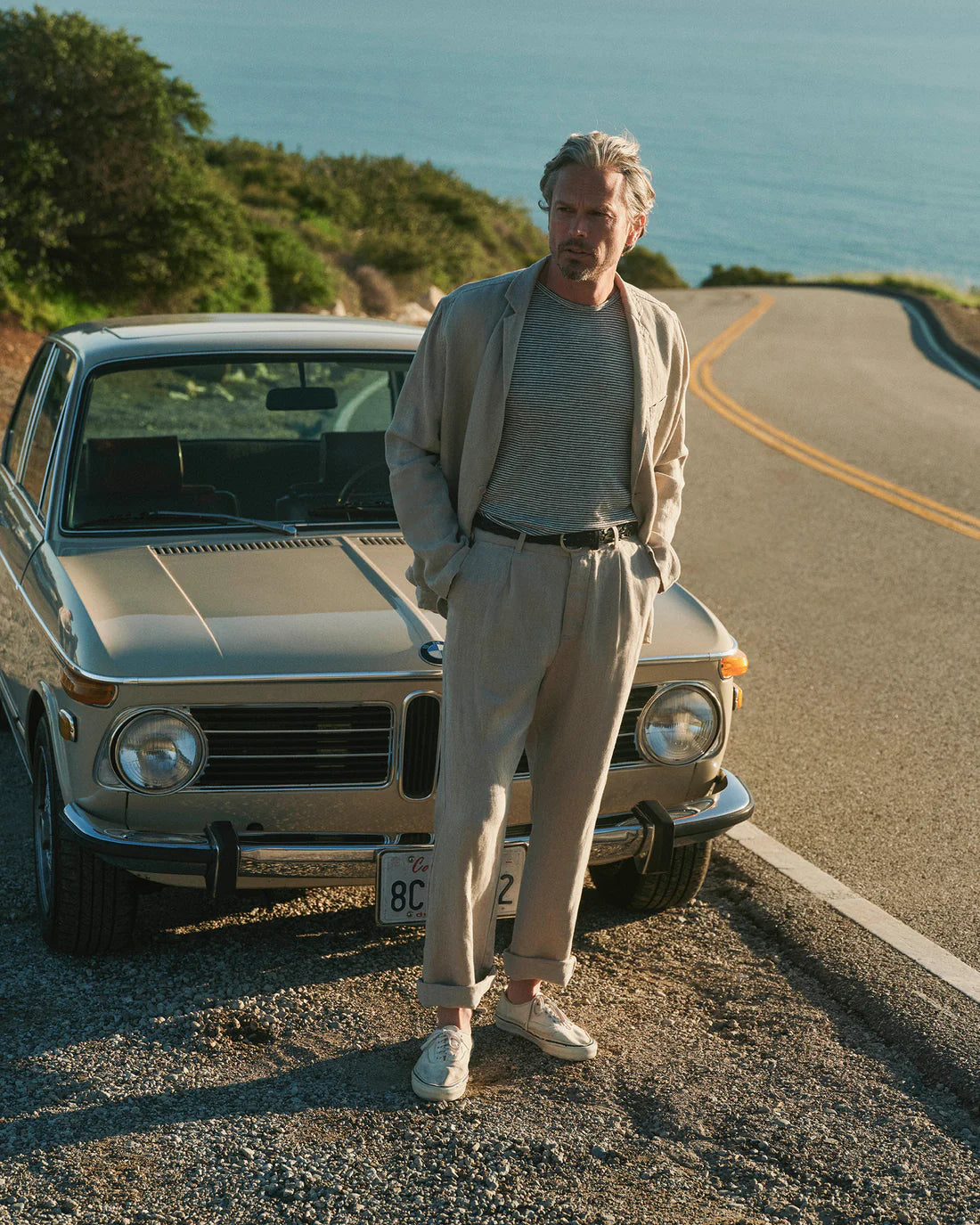 Alex Crane - Alta Trouser in Natural Twill
