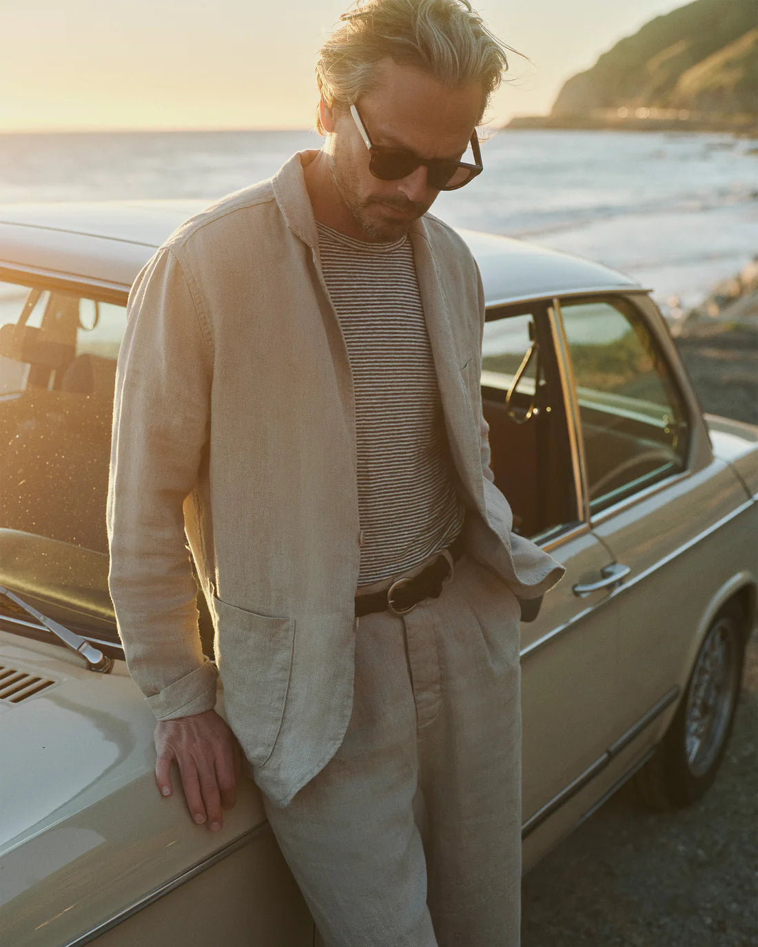 Alex Crane - Alta Blazer in Natural Twill