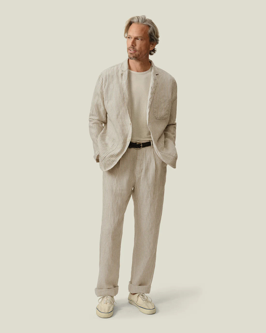 Alex Crane - Alta Blazer in Salt Lines