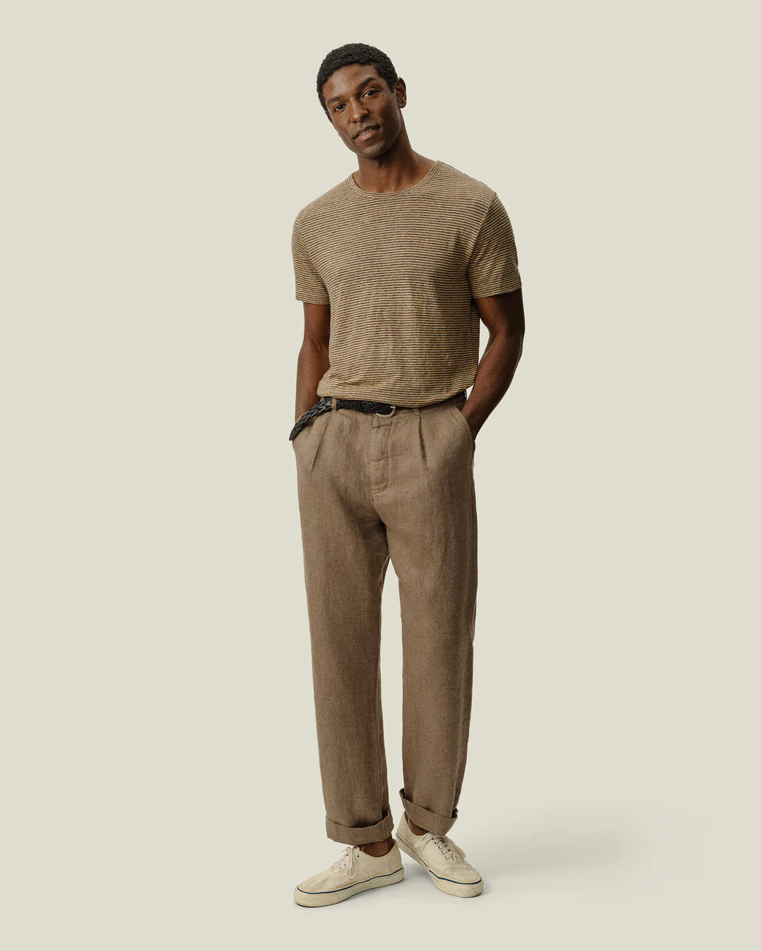 Alex Crane - Alta Trouser in Chai Twill