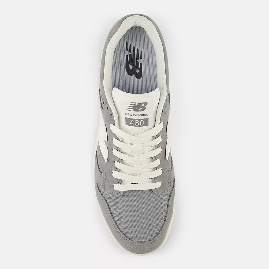 New Balance - 480P in Slate Grey and White