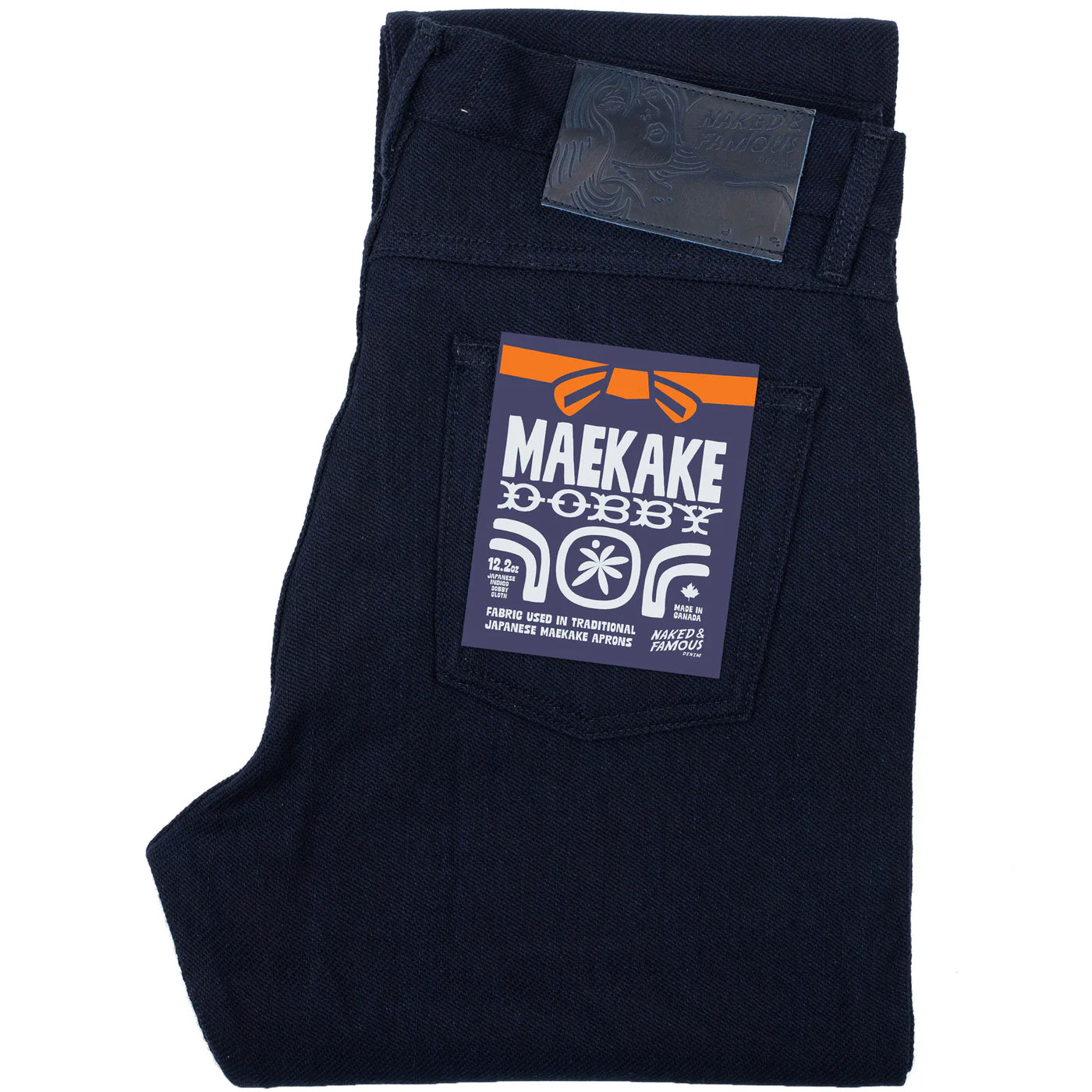 Naked & Famous Denim - True Guy in Maekake Dobby Indigo