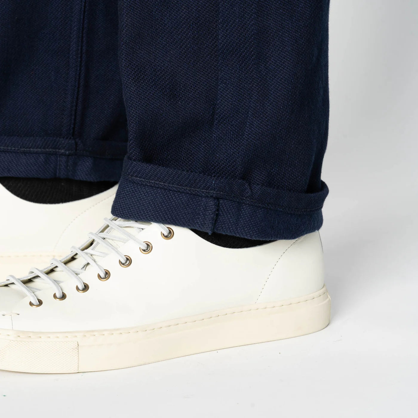 Naked & Famous Denim - True Guy in Maekake Dobby Indigo