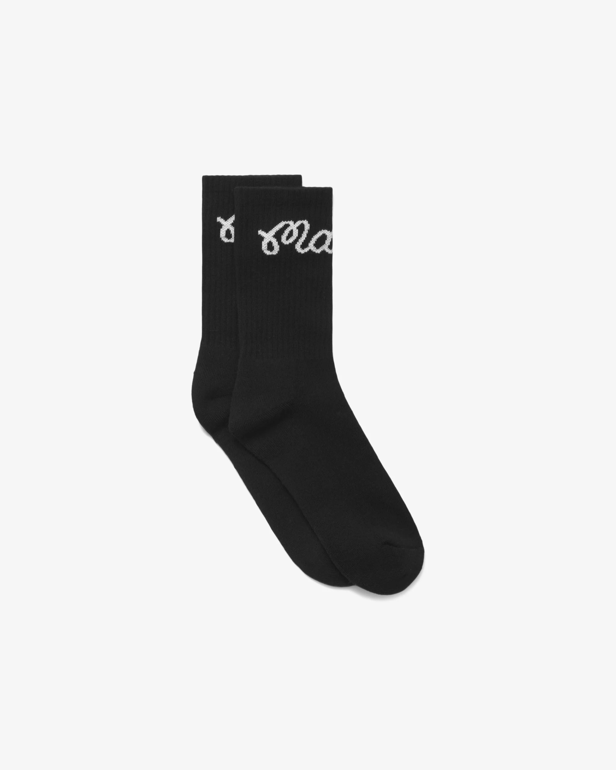 Malbon - Bon Script Sock in Black