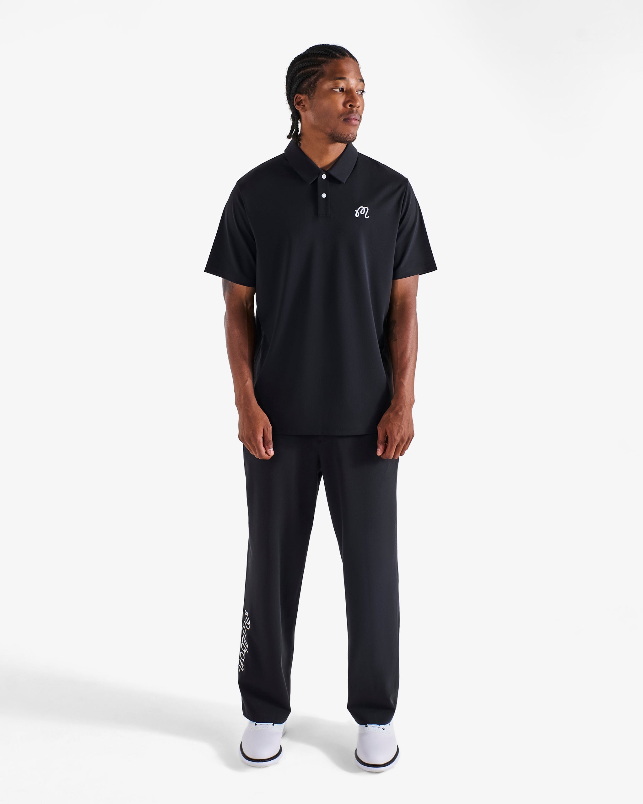 Malbon - Fairway Polo in Black
