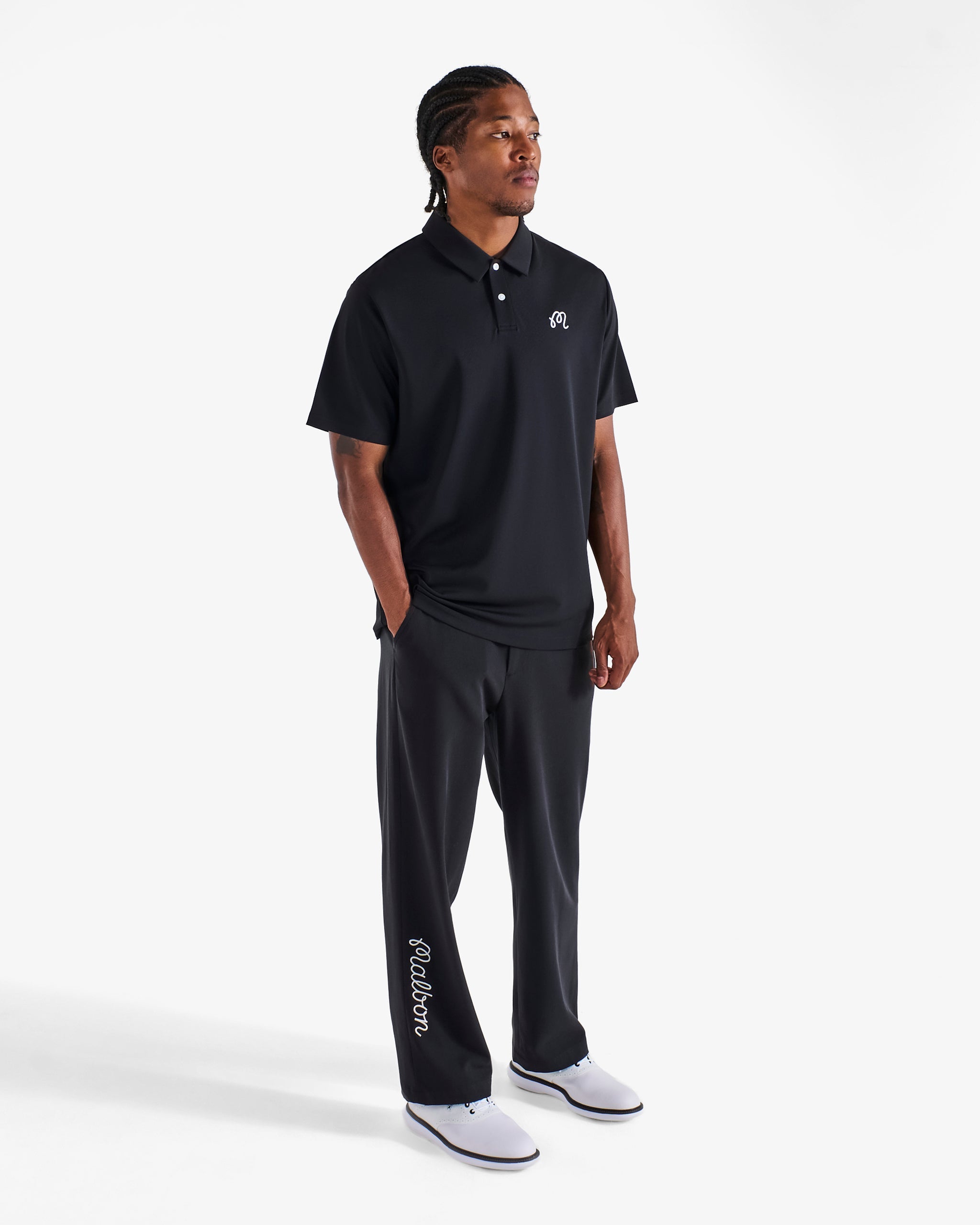 Malbon - Fairway Polo in Black