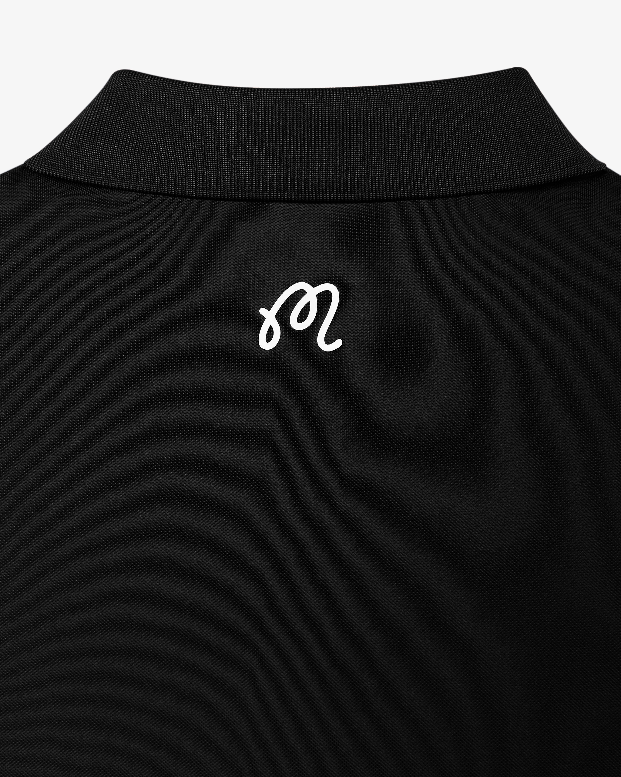 Malbon - Block Placket Polo in Black