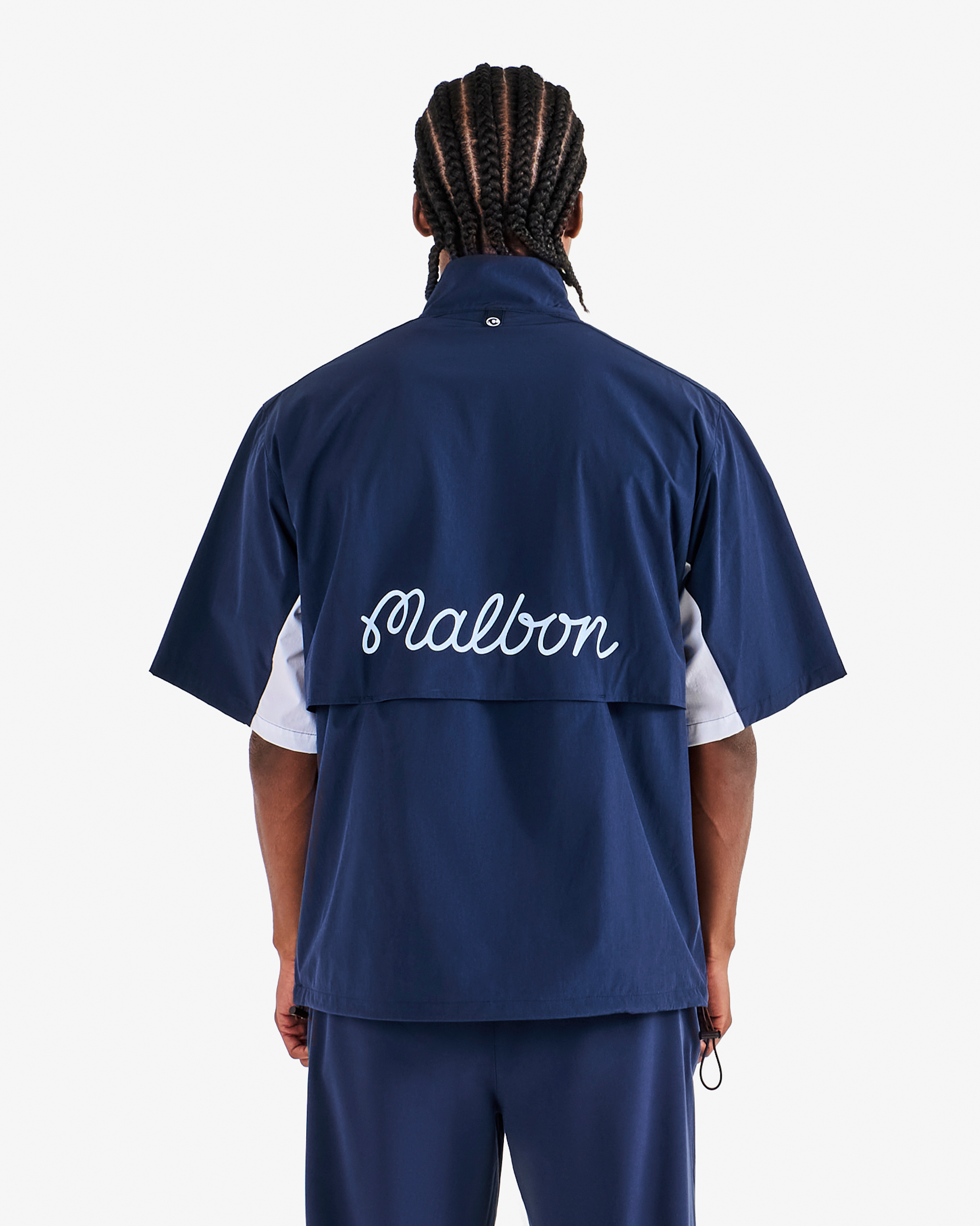Malbon - Pine Windshirt in Navy