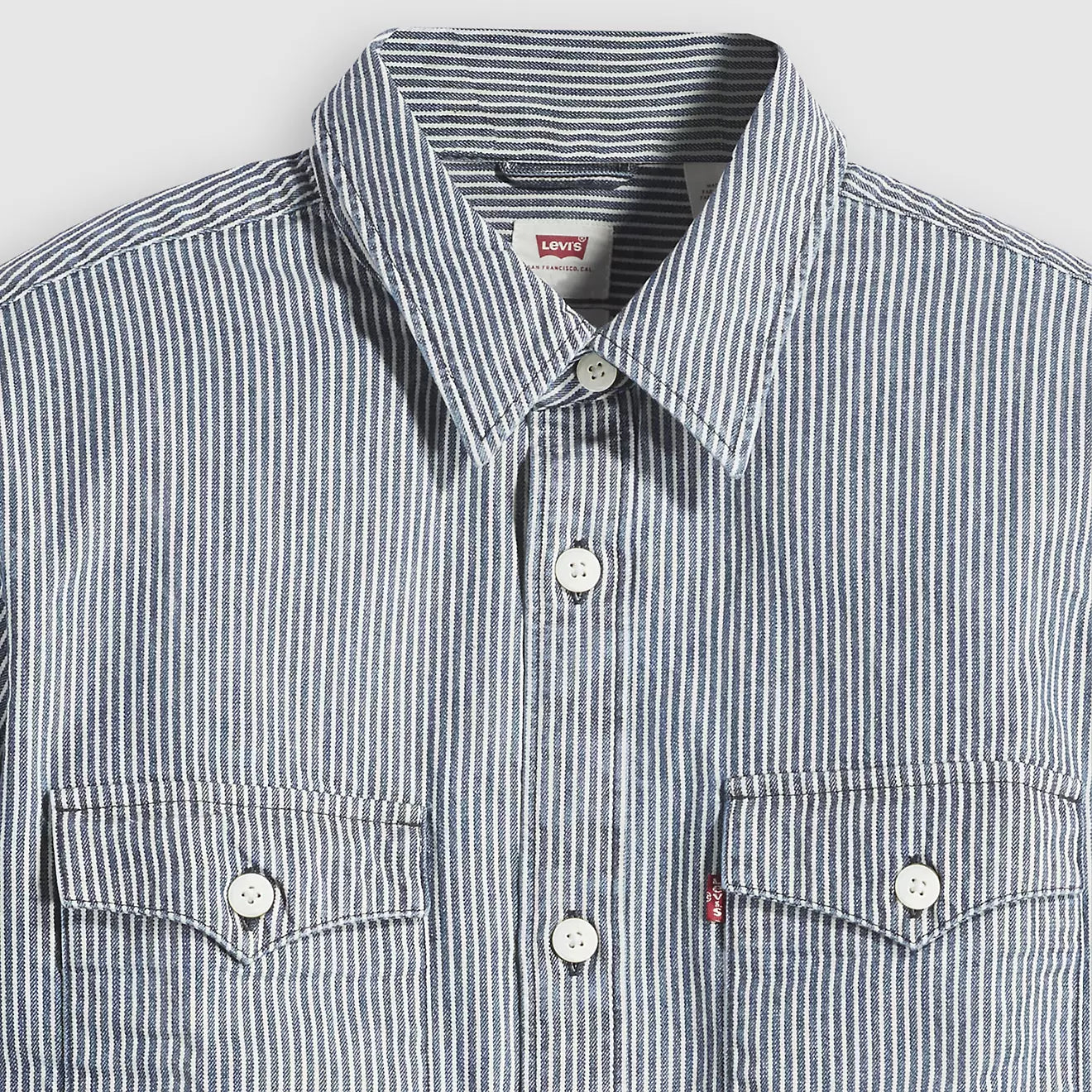 Levi’s - Relaxed Western Shirt in Dark Railroad Stripe