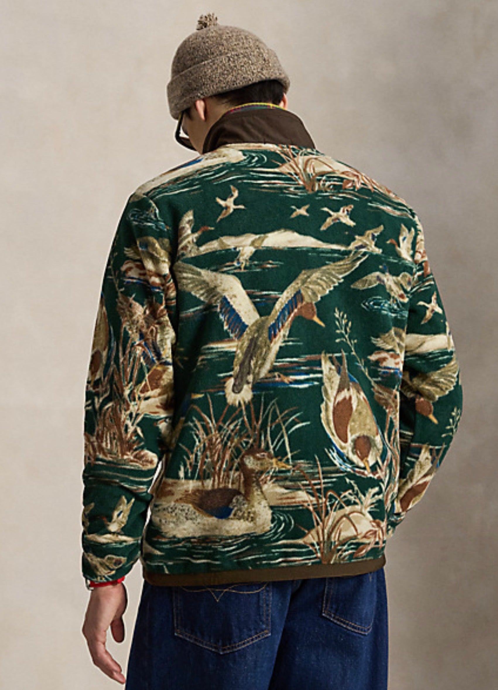 Polo Ralph Lauren - Duck-Print Brushed Fleece Pullover