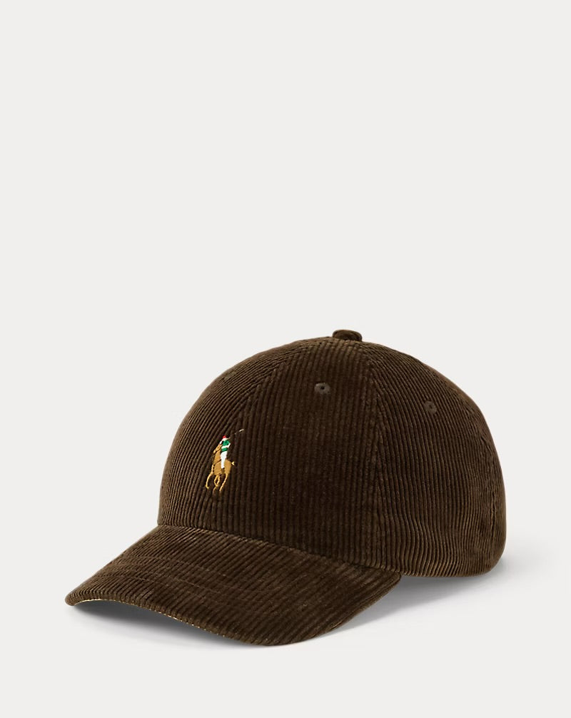 Polo Ralph Lauren - Corduroy Ball Cap in Dark Beech