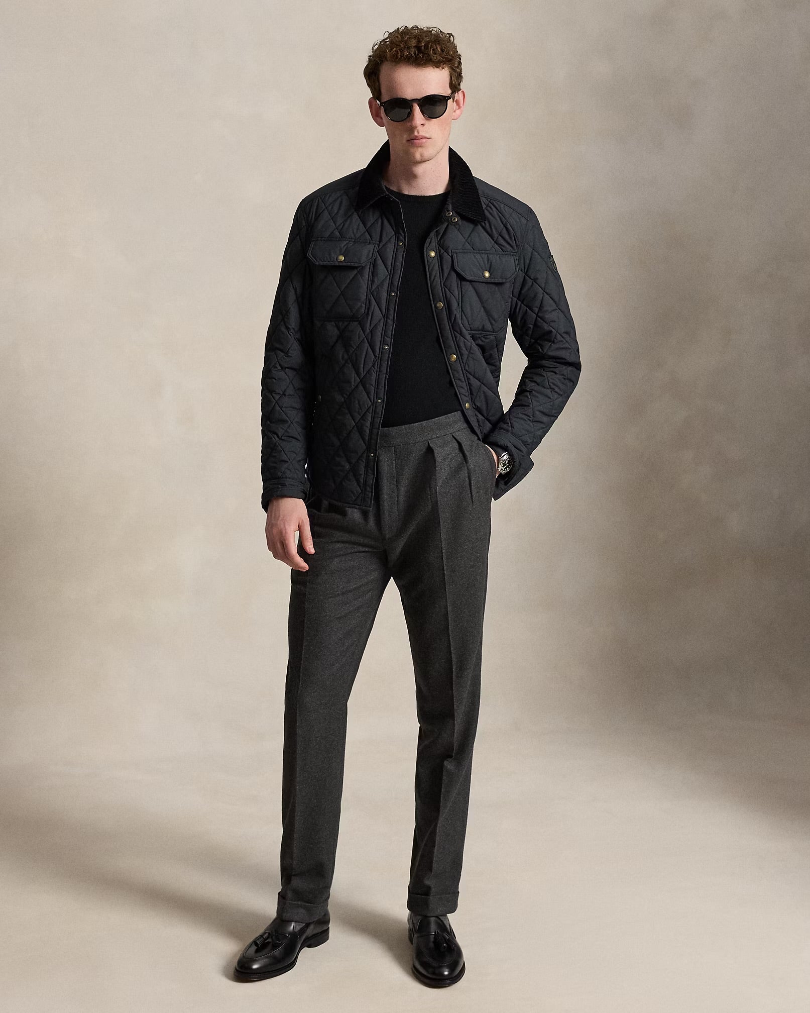 Polo Ralph Lauren - The Beaton Quilted Shacket in Black