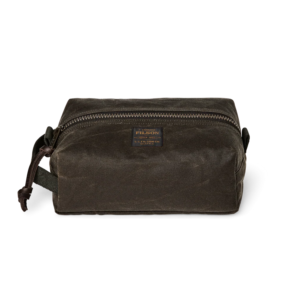 Filson - Tin Cloth Dopp Kit in Otter Green