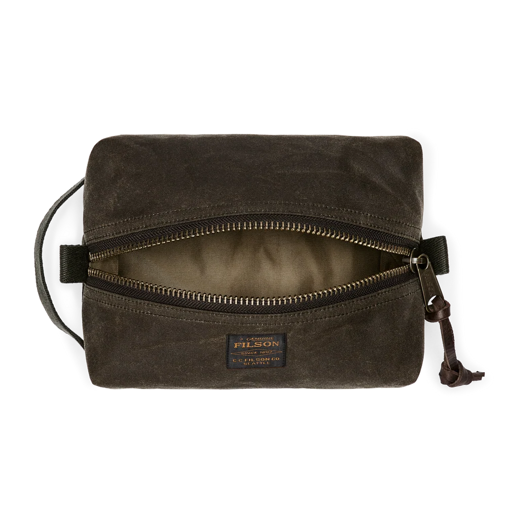 Filson - Tin Cloth Dopp Kit in Otter Green
