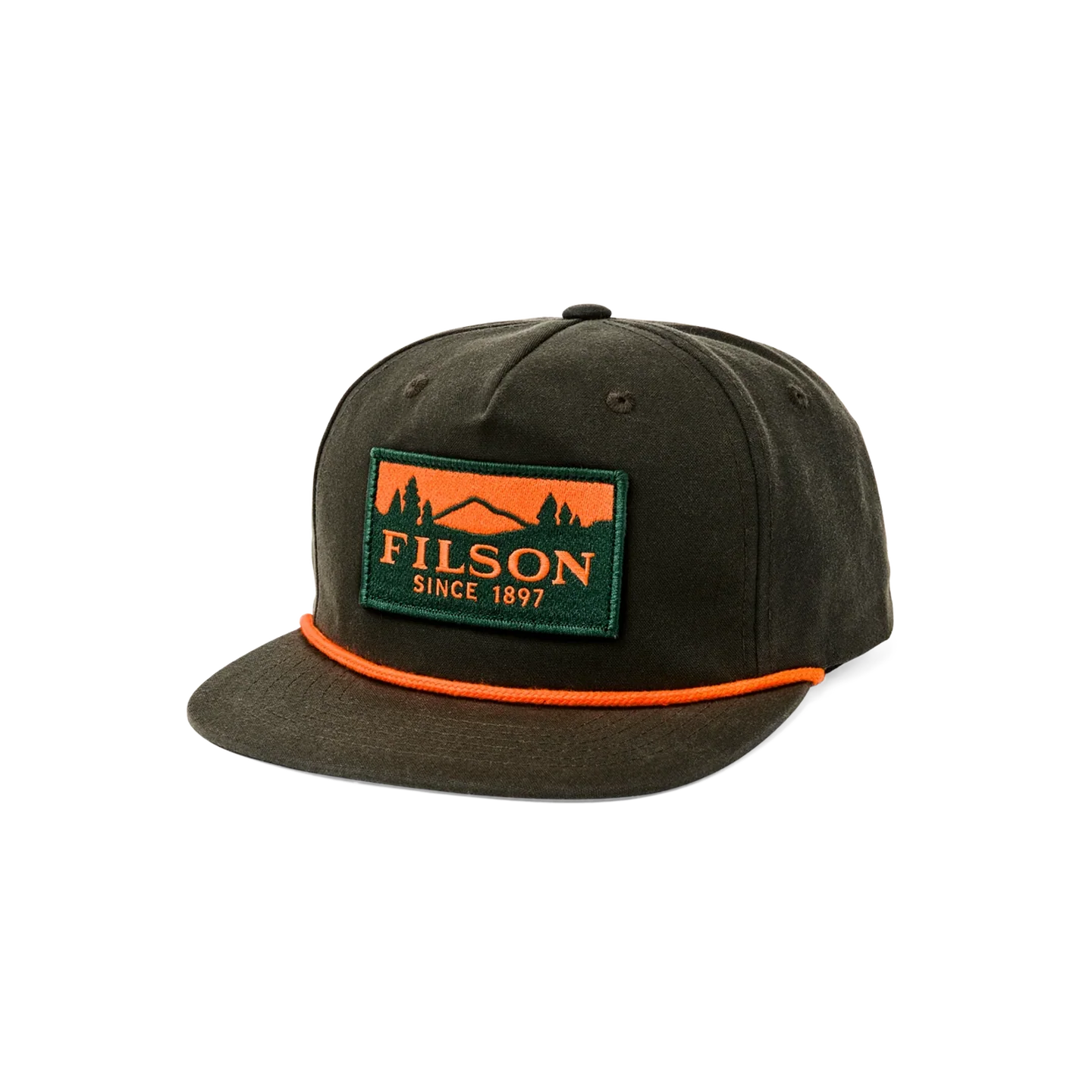 Filson - Scenic Graphic Trucker Mesh Cap in Otter Green