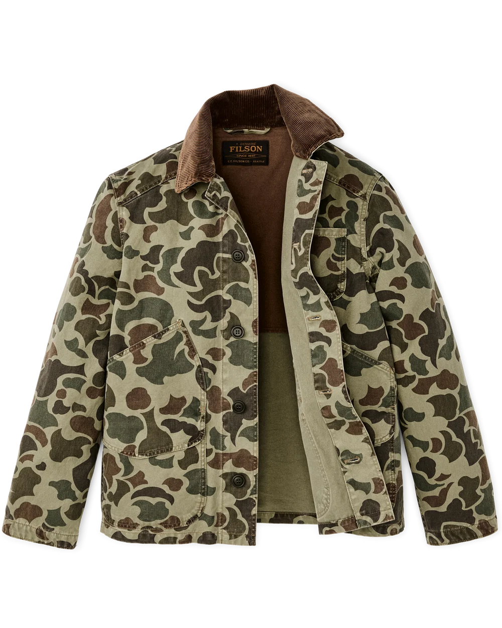 Filson - Canvas Outfitter Jacket in Tundra Shrub Camo