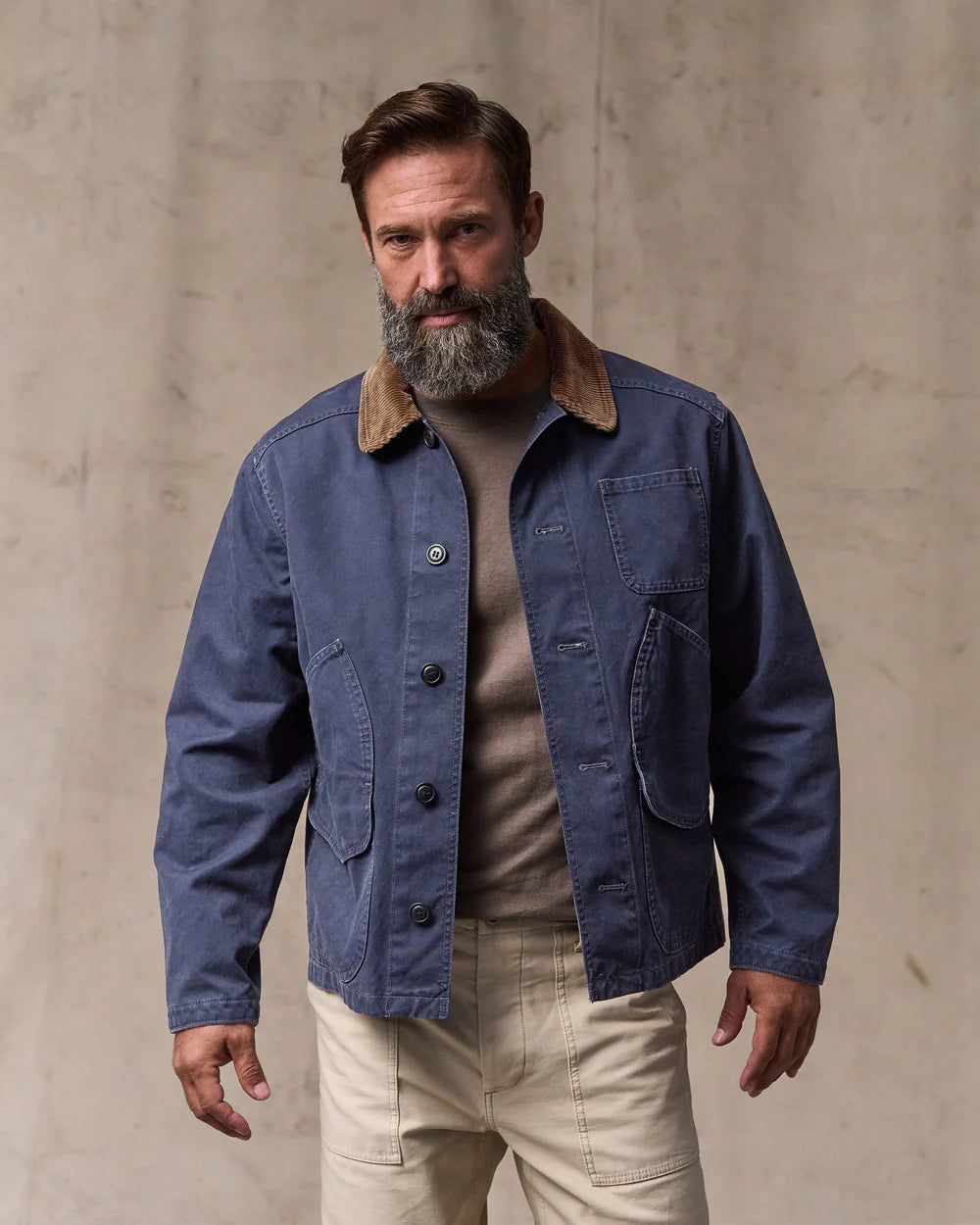 Filson - Canvas Outfitter Jacket in Blue Mussel