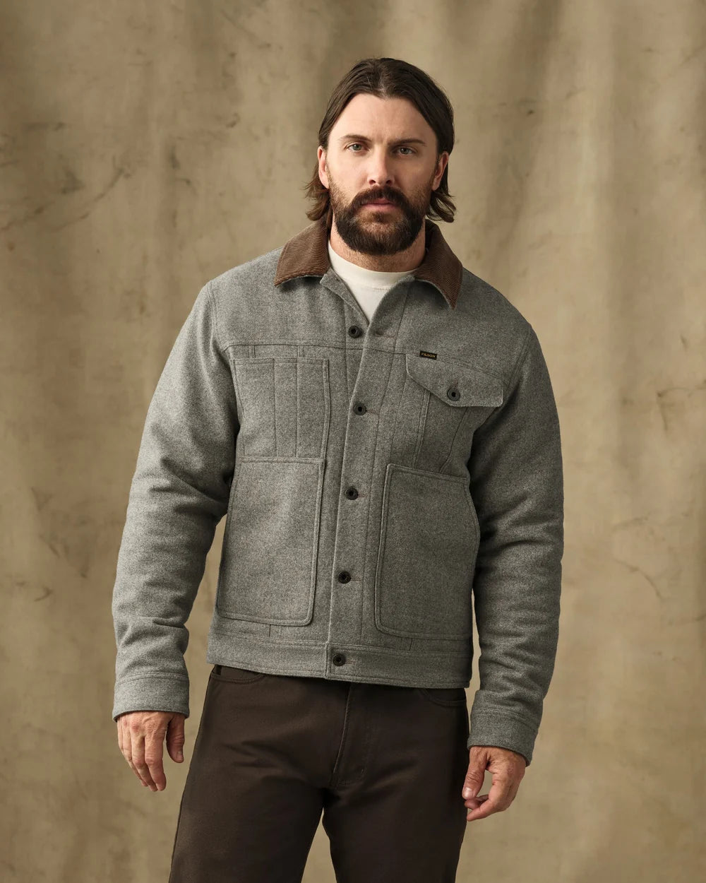 Filson - Spokane Insulated Short Cruiser in Vintage Heather Grey
