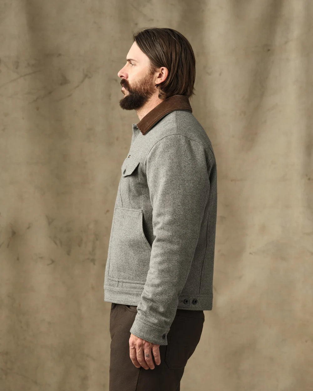 Filson - Spokane Insulated Short Cruiser in Vintage Heather Grey