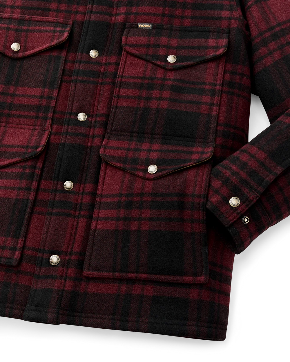 Filson - Spokane Insulated Cruiser in Port/Black Plaid