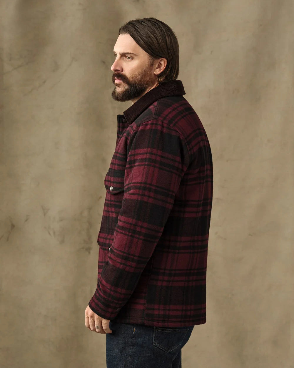 Filson - Spokane Insulated Cruiser in Port/Black Plaid