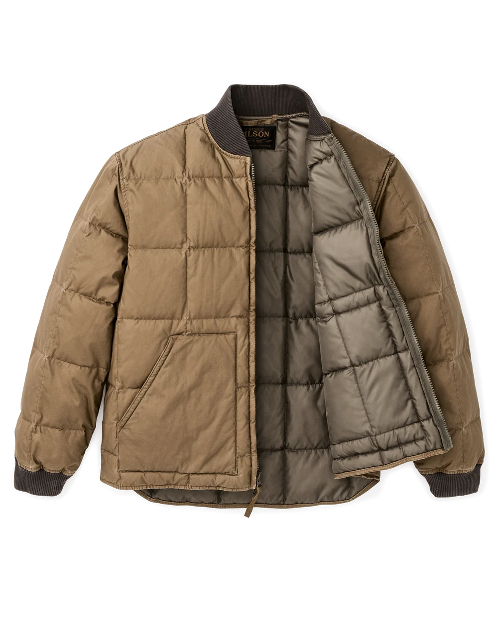 Filson - Heritage Cotton Down Jacket in Light Brown