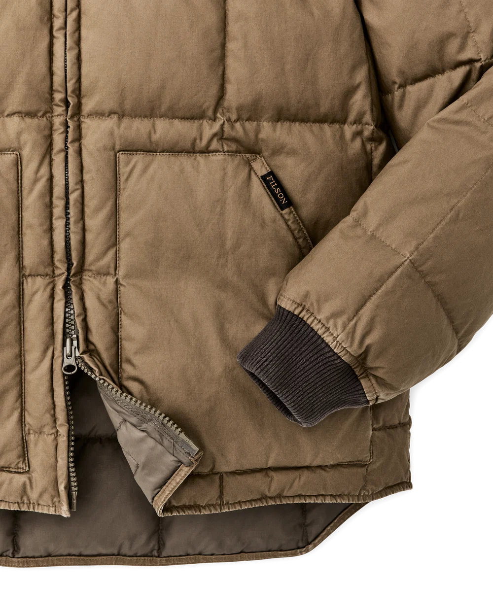 Filson - Heritage Cotton Down Jacket in Light Brown