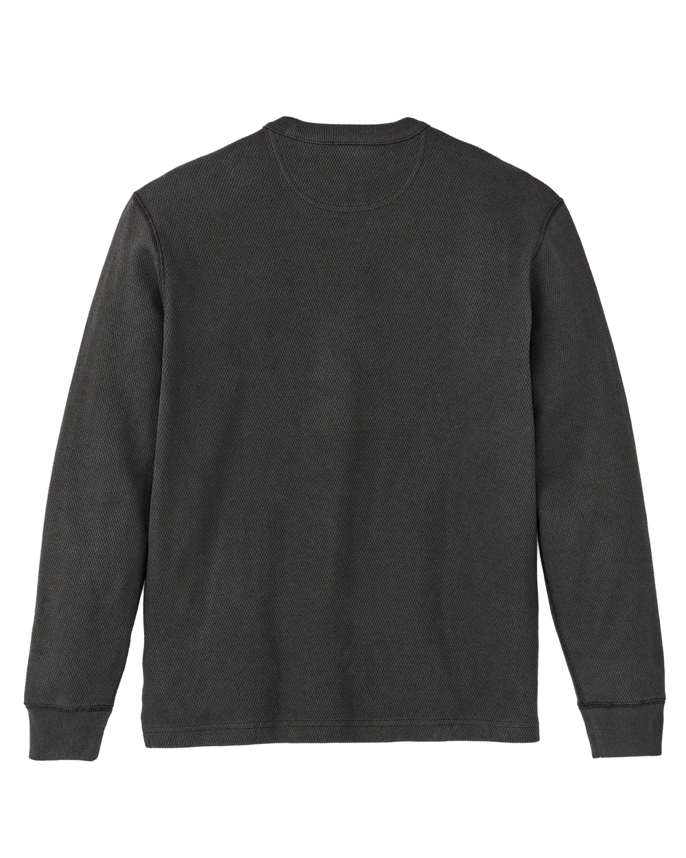 Filson - Waffle Knit Thermal Crewneck in Faded Black