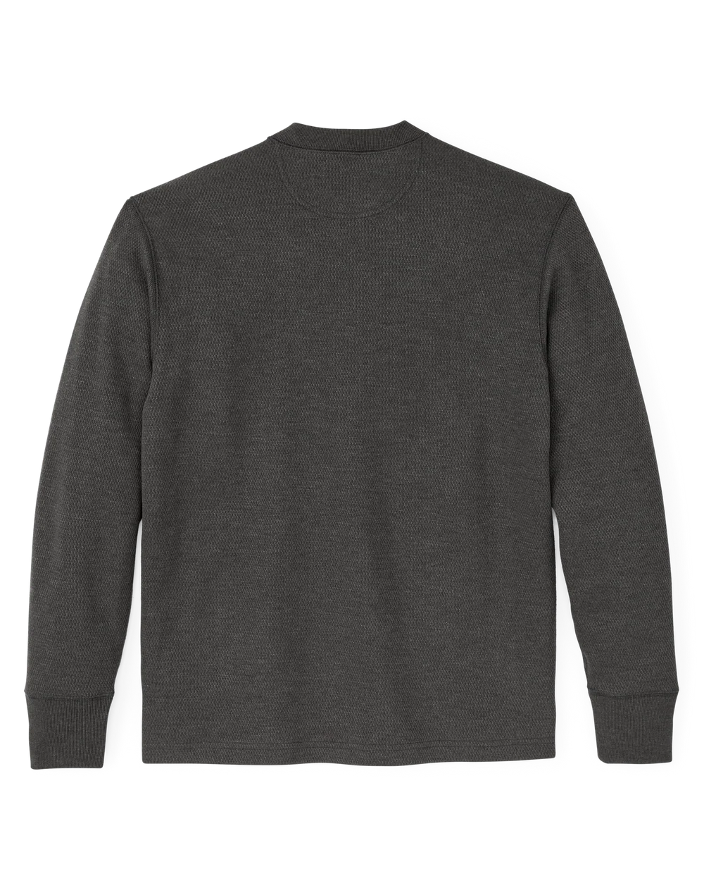 Filson - Waffle Knit Henley in Charcoal