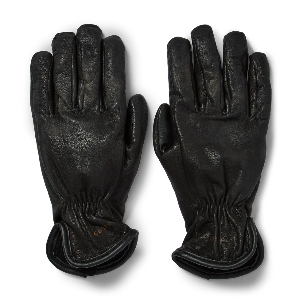 Filson - Original Lined Goatskin Gloves in Black