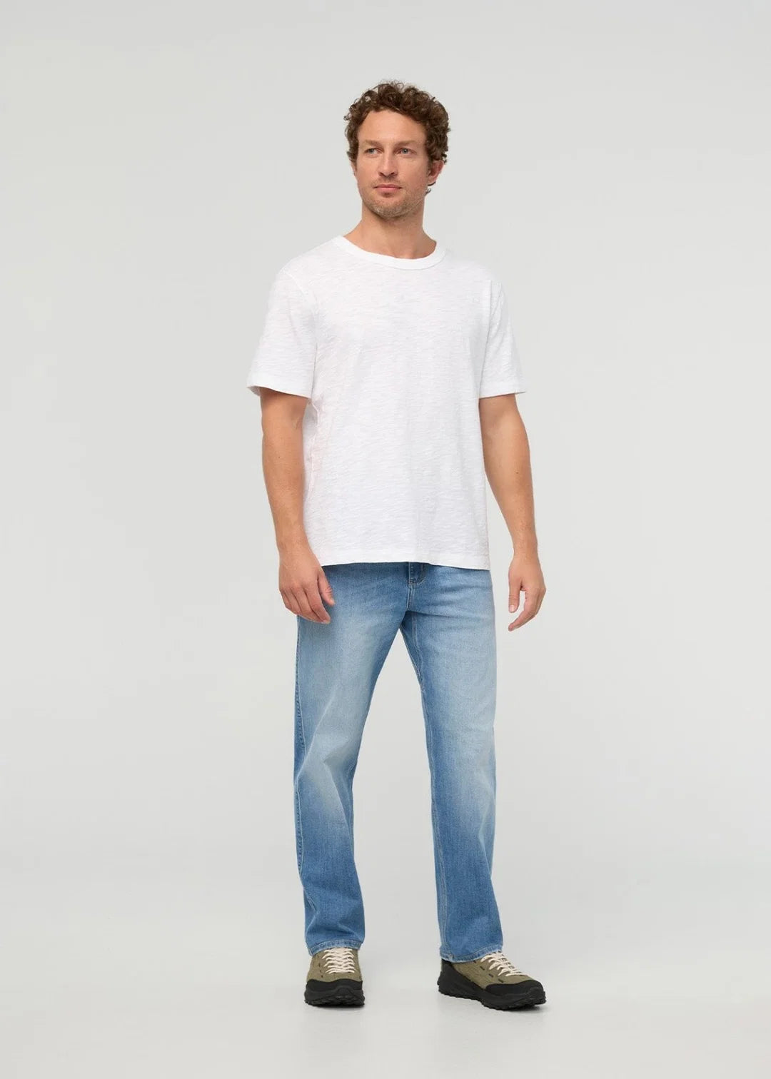 Duer - Midweight Slub Jersey Tee in White