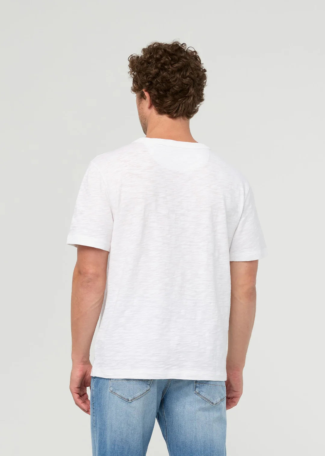 Duer - Midweight Slub Jersey Tee in White